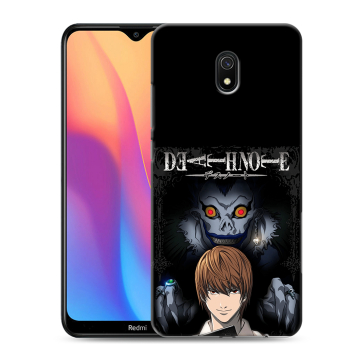 Силиконовый противоударный чехол на Xiaomi RedMi 8A с принтом Death note Тетрадь смерти Силиконовый противоударный чехол на Xiaomi RedMi 8A с принтом Death note Тетрадь смерти