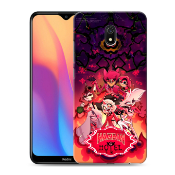 Силиконовый противоударный чехол на Xiaomi RedMi 8A с принтом Hazbin Hotel Отель Хазбин Силиконовый противоударный чехол на Xiaomi RedMi 8A с принтом Hazbin Hotel Отель Хазбин