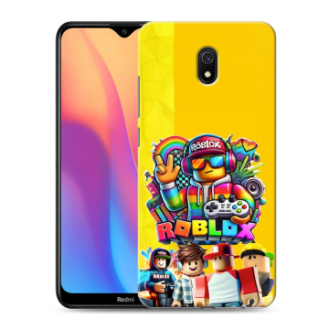 Силиконовый противоударный чехол на Xiaomi RedMi 8A с принтом Roblox Роблокс Силиконовый противоударный чехол на Xiaomi RedMi 8A с принтом Roblox Роблокс