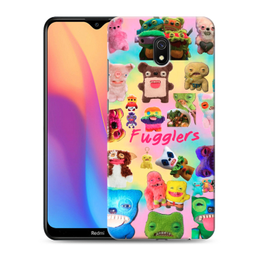 Силиконовый противоударный чехол на Xiaomi RedMi 8A с принтом Флагер Fuggler Силиконовый противоударный чехол на Xiaomi RedMi 8A с принтом Флагер Fuggler