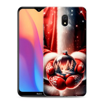 Силиконовый противоударный чехол на Xiaomi RedMi 8A с принтом Новый год Силиконовый противоударный чехол на Xiaomi RedMi 8A с принтом Новый год