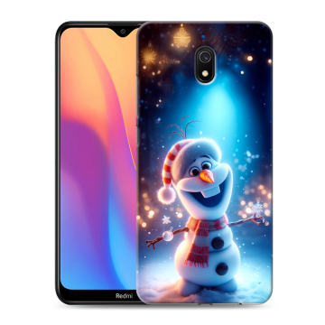 Силиконовый противоударный чехол на Xiaomi RedMi 8A с принтом Новый год Силиконовый противоударный чехол на Xiaomi RedMi 8A с принтом Новый год