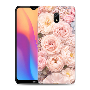Силиконовый противоударный чехол на Xiaomi RedMi 8A с принтом женский Силиконовый противоударный чехол на Xiaomi RedMi 8A с принтом женский