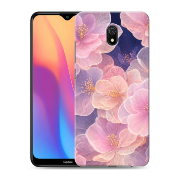 Силиконовый противоударный чехол на Xiaomi RedMi 8A с принтом женский Силиконовый противоударный чехол на Xiaomi RedMi 8A с принтом женский