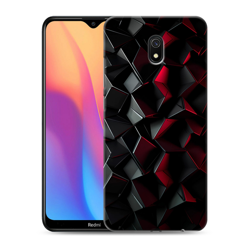 Пластиковый чехол на Xiaomi RedMi 8A с принтом Абстракция Пластиковый чехол на Xiaomi RedMi 8A с принтом Абстракция