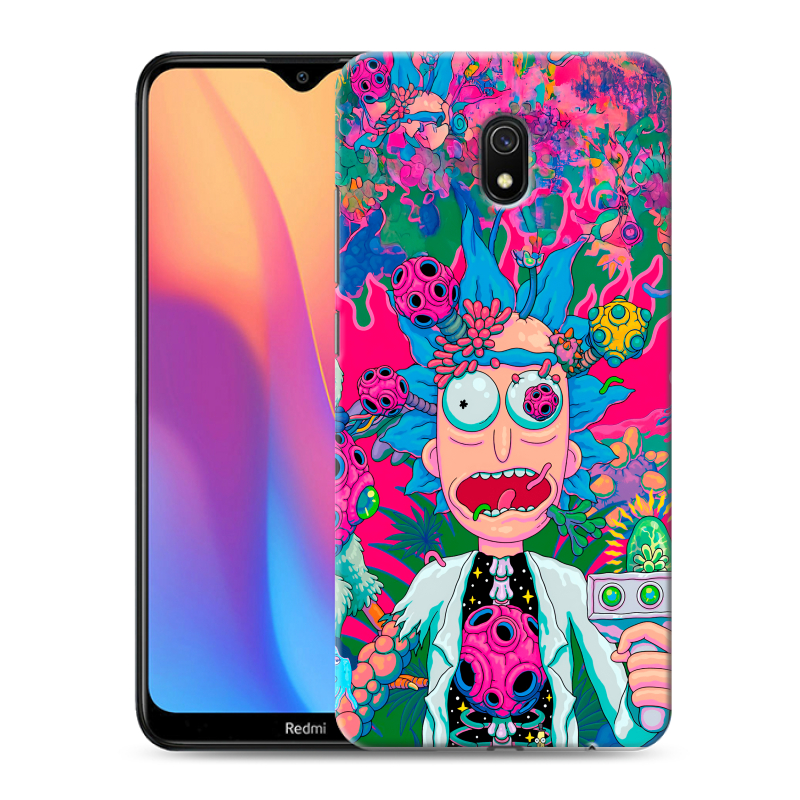 Пластиковый чехол на Xiaomi RedMi 8A с принтом Рик и Морти Rick Morty Пластиковый чехол на Xiaomi RedMi 8A с принтом Рик и Морти Rick Morty