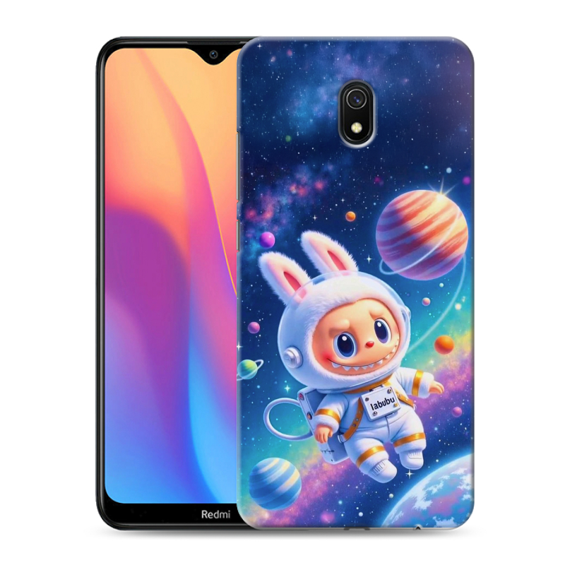Пластиковый чехол на Xiaomi RedMi 8A с принтом Labubu Лабубу Пластиковый чехол на Xiaomi RedMi 8A с принтом Labubu Лабубу