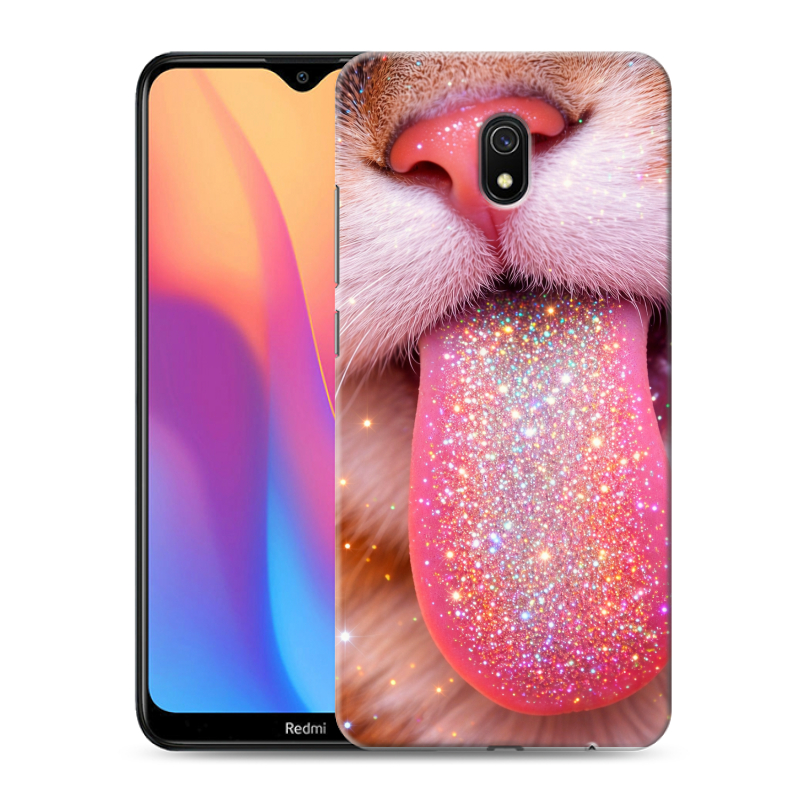 Силиконовый противоударный чехол на Xiaomi RedMi 8A с принтом для девочек Силиконовый противоударный чехол на Xiaomi RedMi 8A с принтом для девочек