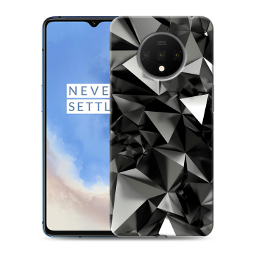 Силиконовый чехол на OnePlus 7T с принтом Черные кристаллы Силиконовый чехол на OnePlus 7T с принтом Черные кристаллы