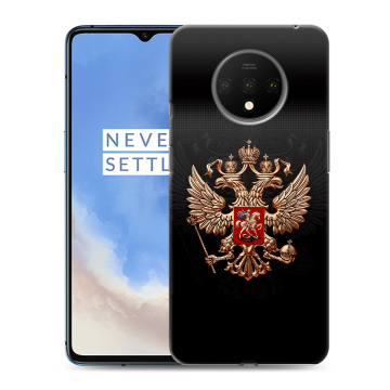 Силиконовый чехол на OnePlus 7T с принтом Герб России