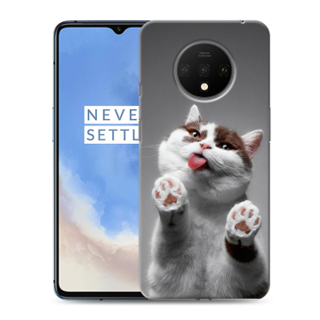 Силиконовый чехол на OnePlus 7T с принтом Коты Силиконовый чехол на OnePlus 7T с принтом Коты