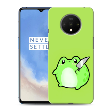Силиконовый чехол на OnePlus 7T с принтом Лягушенок Силиконовый чехол на OnePlus 7T с принтом Лягушенок