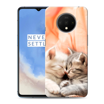 Силиконовый чехол на OnePlus 7T с принтом Котята