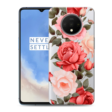 Силиконовый чехол на OnePlus 7T с принтом Розы