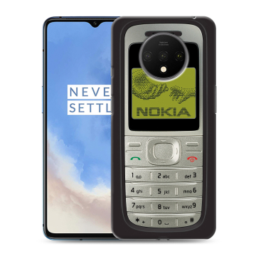 Силиконовый чехол на OnePlus 7T с принтом Ретро Нокия