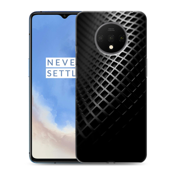 Силиконовый чехол на OnePlus 7T с принтом Текстура металла Силиконовый чехол на OnePlus 7T с принтом Текстура металла