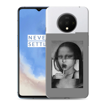 Силиконовый чехол на OnePlus 7T с принтом Мона Лиза