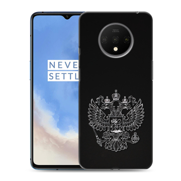 Силиконовый чехол на OnePlus 7T с принтом Герб России
