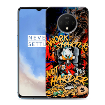 Силиконовый чехол на OnePlus 7T с принтом Дональд Дак Деньги Силиконовый чехол на OnePlus 7T с принтом Дональд Дак Деньги