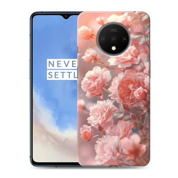 Силиконовый чехол на OnePlus 7T с принтом Розовые розы