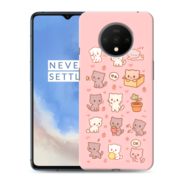 Силиконовый чехол на OnePlus 7T с принтом Hello Kitty Хелоу Кити