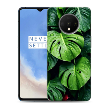 Силиконовый чехол на OnePlus 7T с принтом Листья