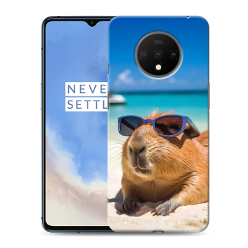 Силиконовый чехол на OnePlus 7T с принтом Капибара Силиконовый чехол на OnePlus 7T с принтом Капибара