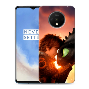 Силиконовый чехол на OnePlus 7T с принтом Как приручить дракона
