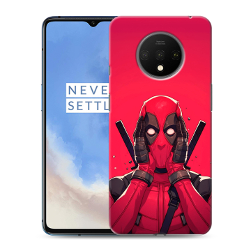 Силиконовый чехол на OnePlus 7T с принтом Дедпул Deadpool