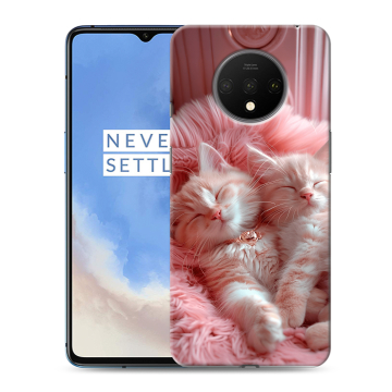 Силиконовый чехол на OnePlus 7T с принтом котята котики Силиконовый чехол на OnePlus 7T с принтом котята котики