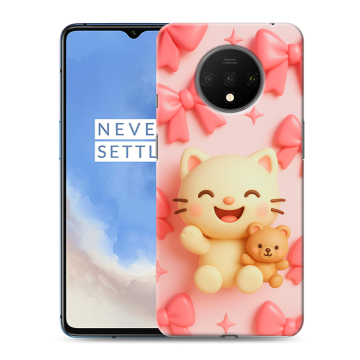 Силиконовый чехол на OnePlus 7T с принтом для девочек