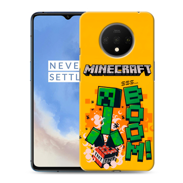 Силиконовый чехол на OnePlus 7T с принтом Майнкрафт Minecraft Силиконовый чехол на OnePlus 7T с принтом Майнкрафт Minecraft