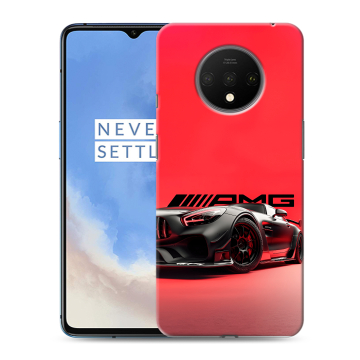 Силиконовый чехол на OnePlus 7T с принтом Мерседес Mercedes AMG