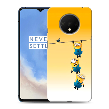 Силиконовый чехол на OnePlus 7T с принтом Миньоны Силиконовый чехол на OnePlus 7T с принтом Миньоны