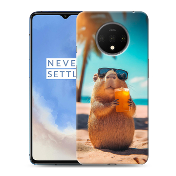 Силиконовый чехол на OnePlus 7T с принтом Капибара