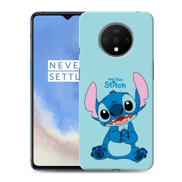 Силиконовый чехол на OnePlus 7T с принтом Лило и Стич