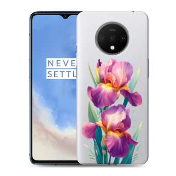 Силиконовый чехол на OnePlus 7T с принтом Цветы орхидеи