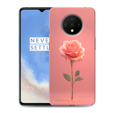 Силиконовый чехол на OnePlus 7T с принтом Розовая роза