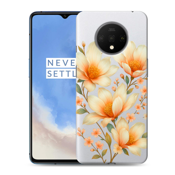 Силиконовый чехол на OnePlus 7T с принтом Цветы