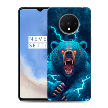 Силиконовый чехол на OnePlus 7T с принтом Медведь