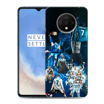 Силиконовый чехол на OnePlus 7T с принтом Реал Роналдо Силиконовый чехол на OnePlus 7T с принтом Реал Роналдо