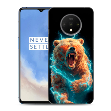 Силиконовый чехол на OnePlus 7T с принтом Медведь Силиконовый чехол на OnePlus 7T с принтом Медведь