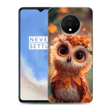 Силиконовый чехол на OnePlus 7T с принтом Милая сова Силиконовый чехол на OnePlus 7T с принтом Милая сова
