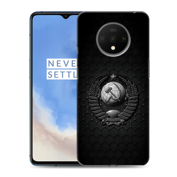 Силиконовый чехол на OnePlus 7T с принтом Герб Флаг СССР Силиконовый чехол на OnePlus 7T с принтом Герб Флаг СССР