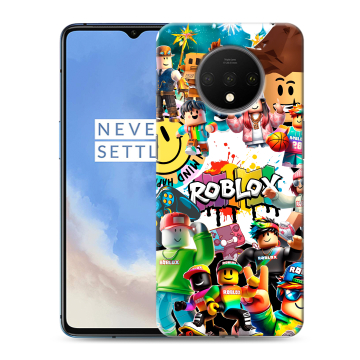 Силиконовый чехол на OnePlus 7T с принтом Roblox Роблокс Силиконовый чехол на OnePlus 7T с принтом Roblox Роблокс