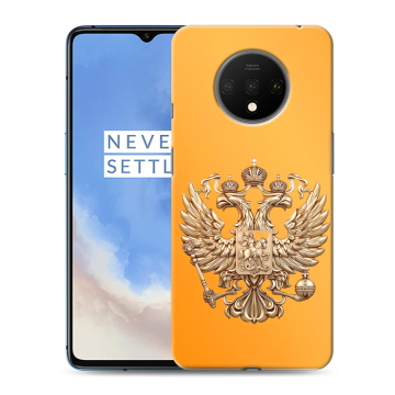 Силиконовый чехол на OnePlus 7T с принтом Герб Флаг России Силиконовый чехол на OnePlus 7T с принтом Герб Флаг России