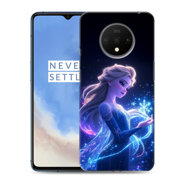 Силиконовый чехол на OnePlus 7T с принтом Холодное сердце Frozen Силиконовый чехол на OnePlus 7T с принтом Холодное сердце Frozen