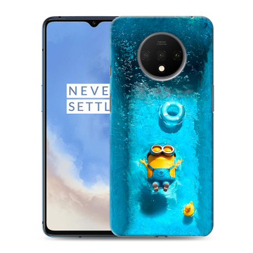Силиконовый чехол на OnePlus 7T с принтом Миньоны Силиконовый чехол на OnePlus 7T с принтом Миньоны