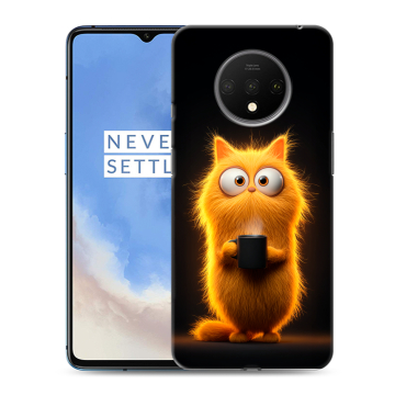 Силиконовый чехол на OnePlus 7T с принтом Смешной кот Силиконовый чехол на OnePlus 7T с принтом Смешной кот