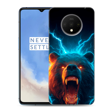 Силиконовый чехол на OnePlus 7T с принтом Медведь
